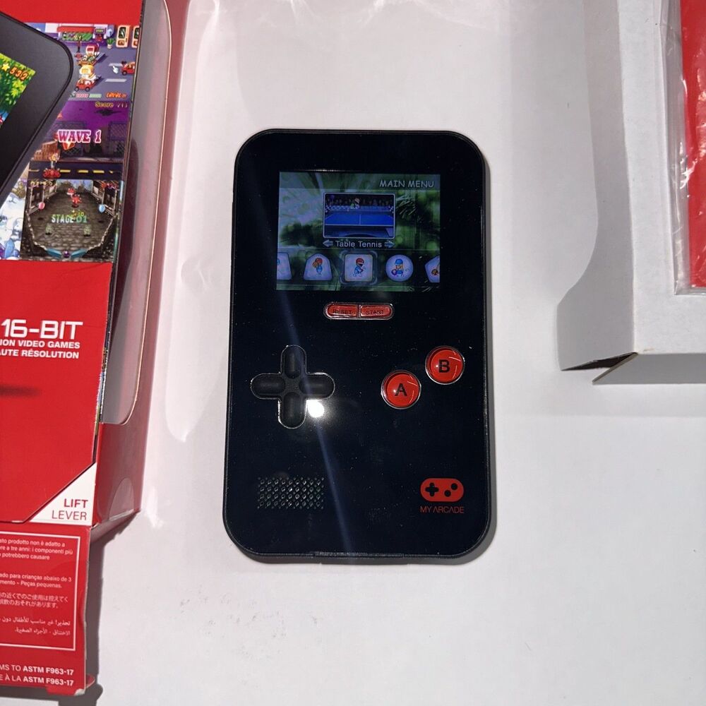 My Arcade Go Gamer Portable Family Sport 220 Games In 1 Handheld Tested With box